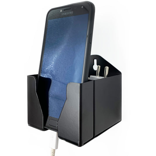 Crinds® Pure Metal Double Pocket Mobile holder for Wall