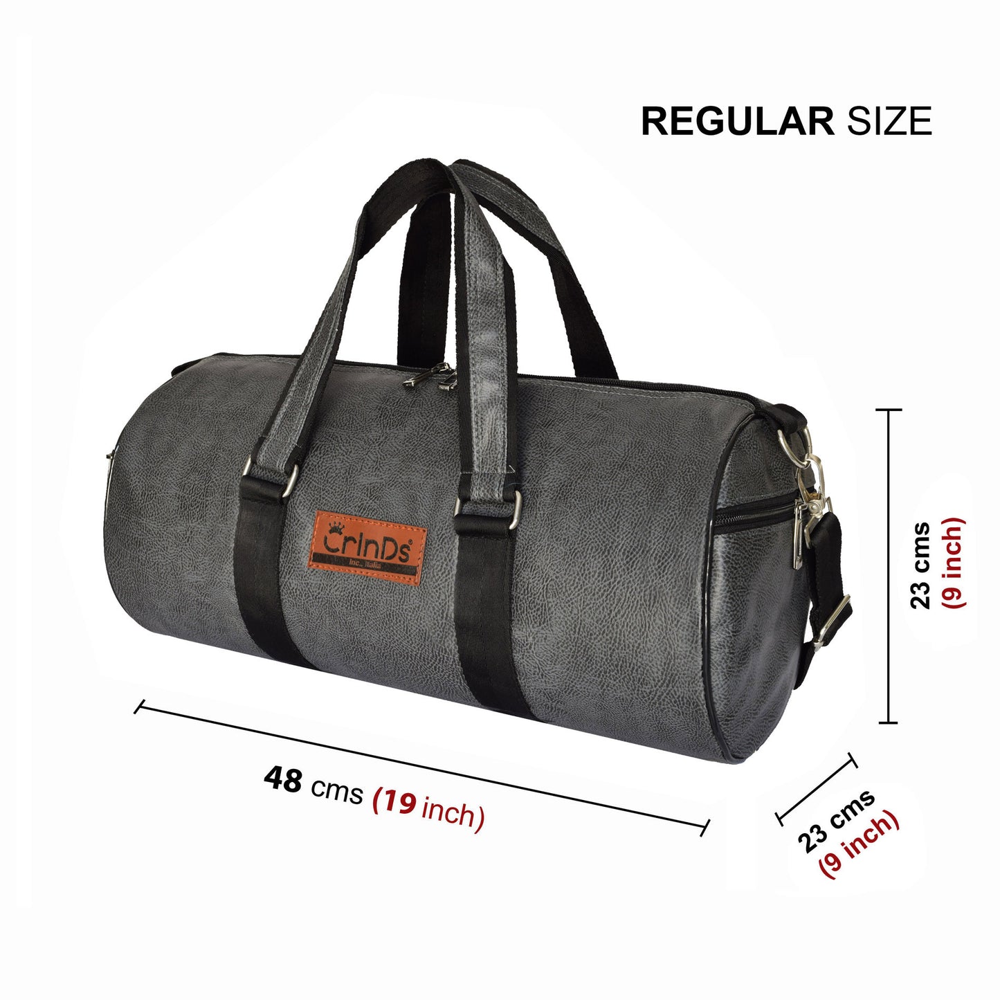 Crinds Duffel Bag - Grey Black