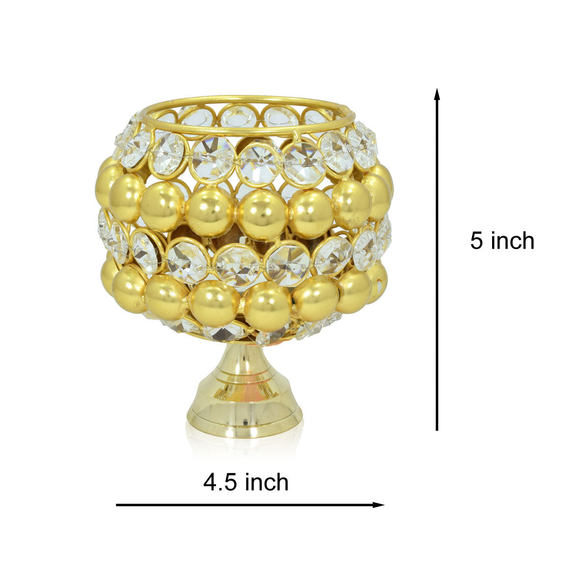 Crinds Roi Crystal Candle Lamp