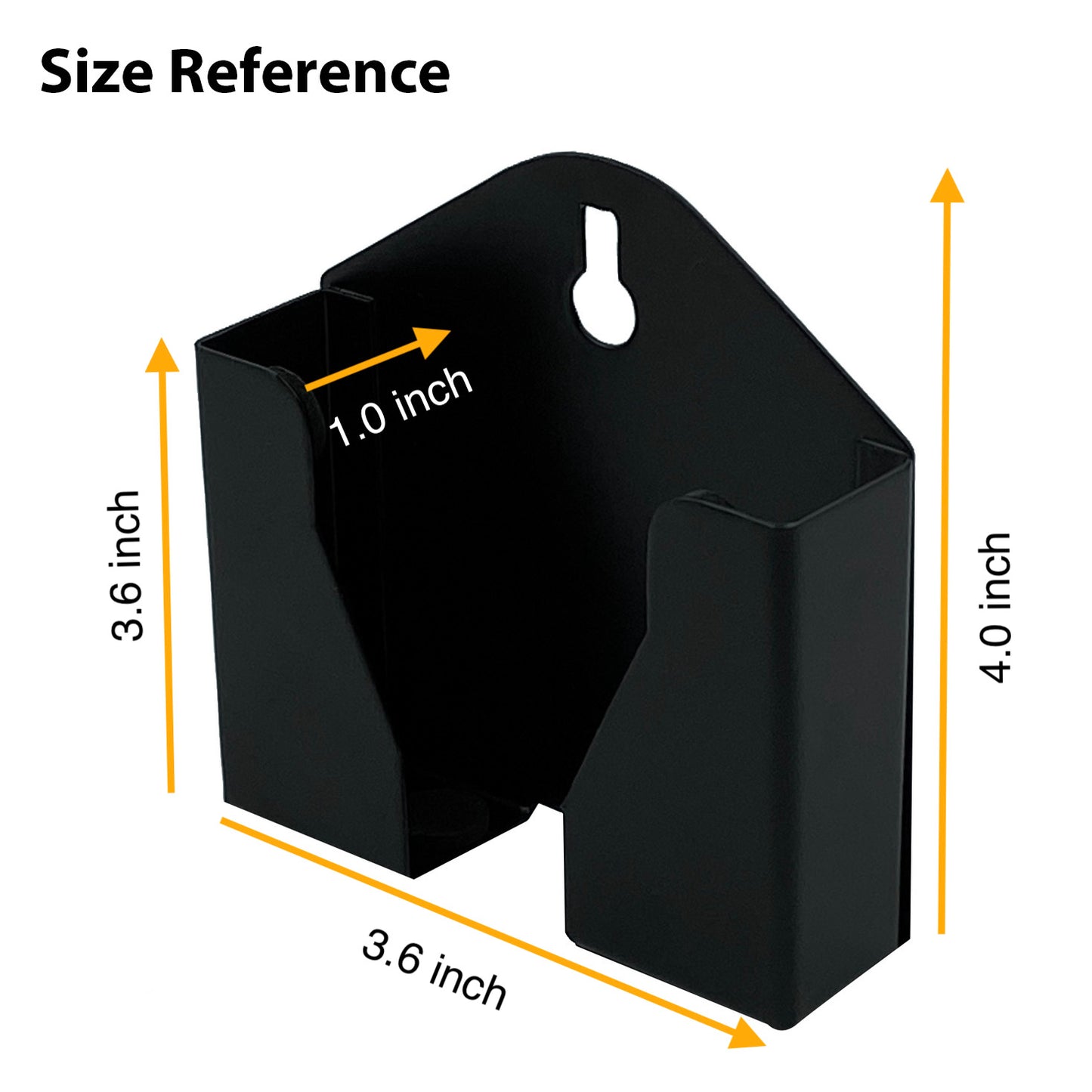 Crinds® Pure Metal Single Pocket Mobile holder for Wall