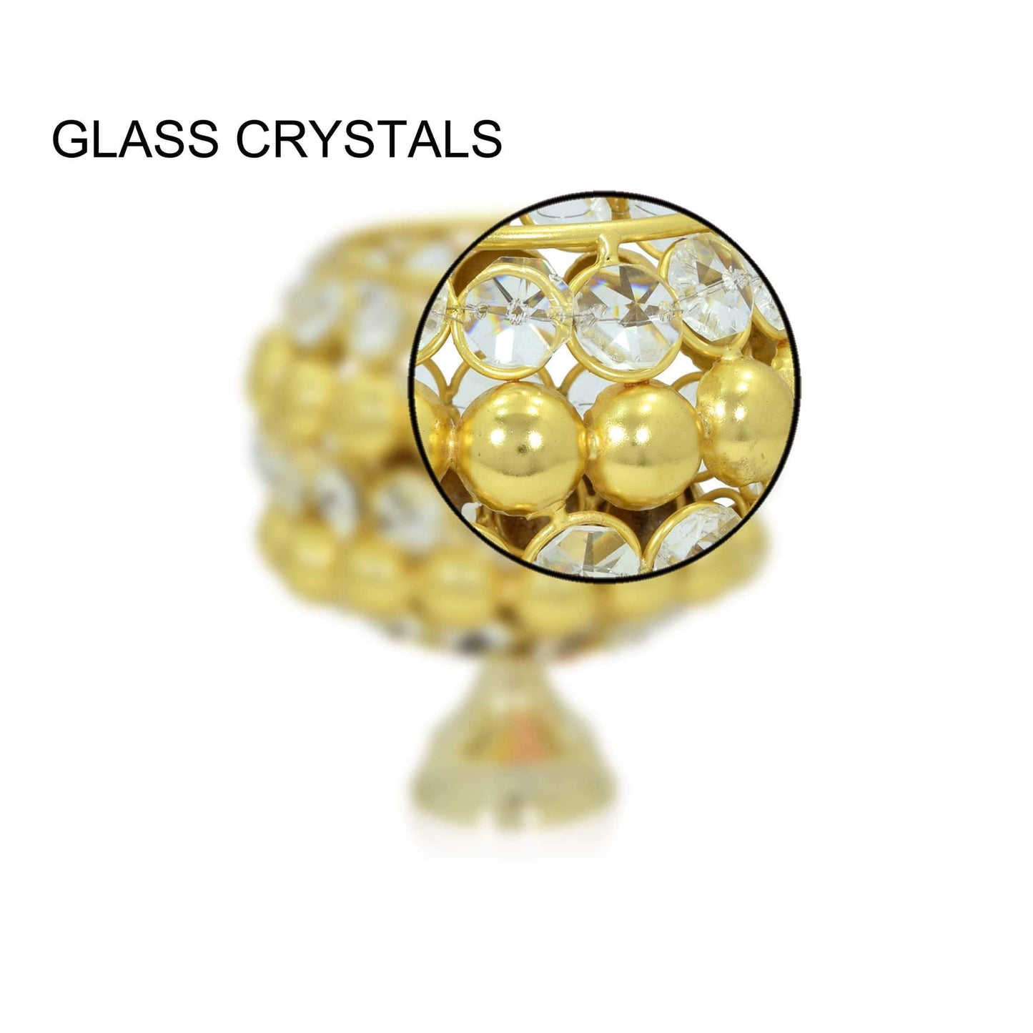 Crinds designer Crinds Roi Crystal Candle Lamp Men Women Ladies Girls
