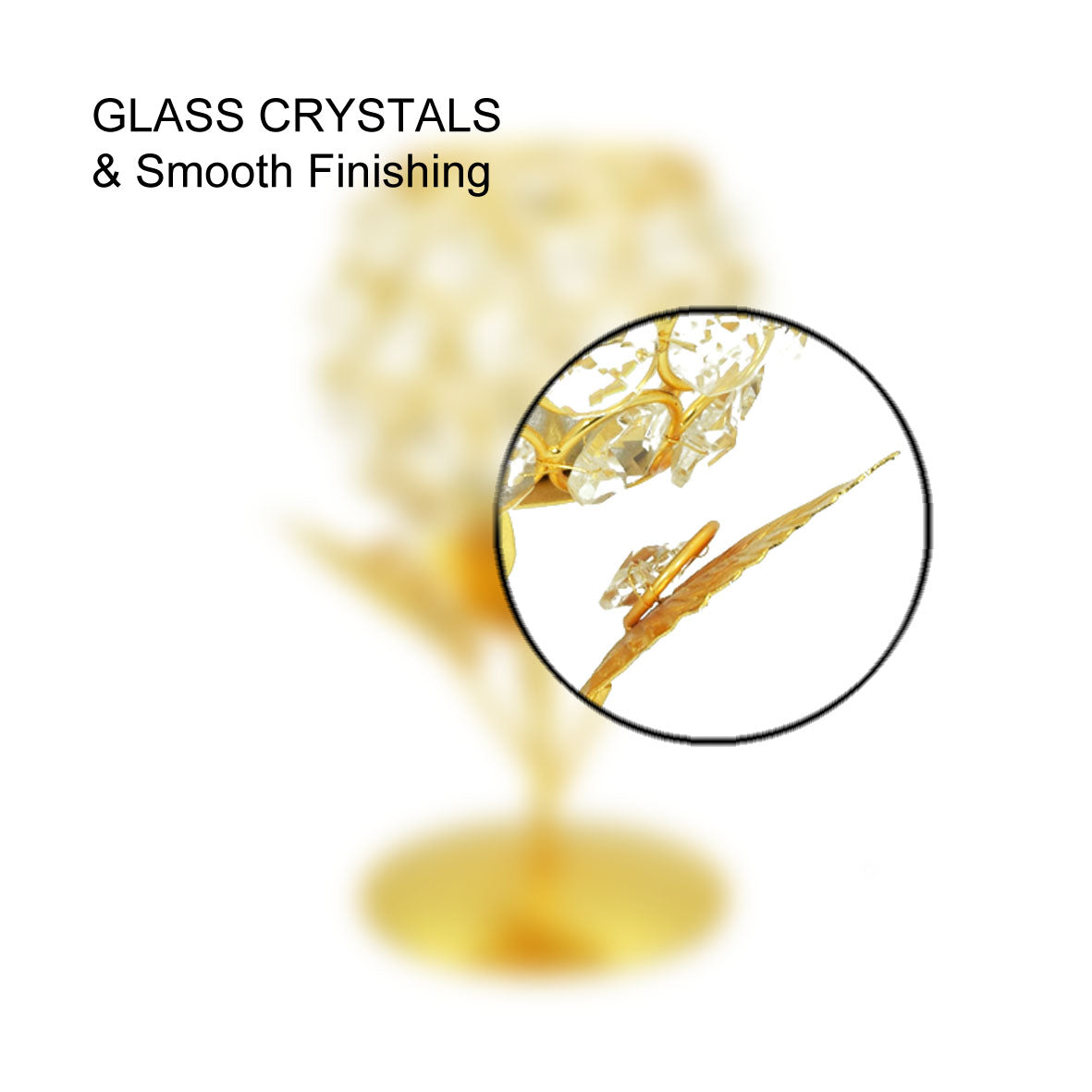 Crinds Floral Metal Candle Lamp