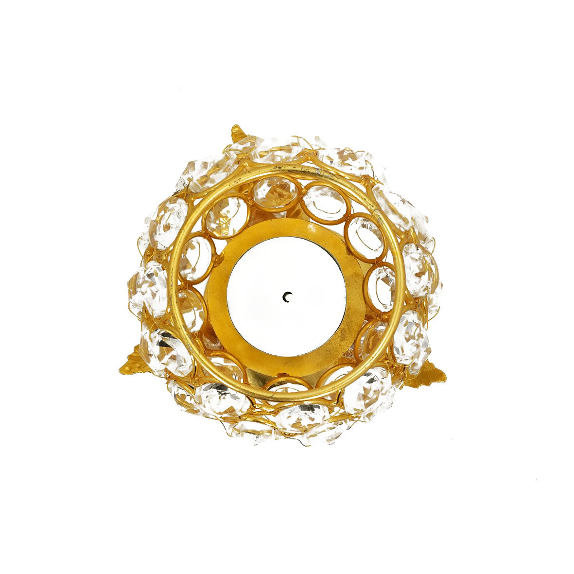 Crinds Floral Metal Candle Lamp