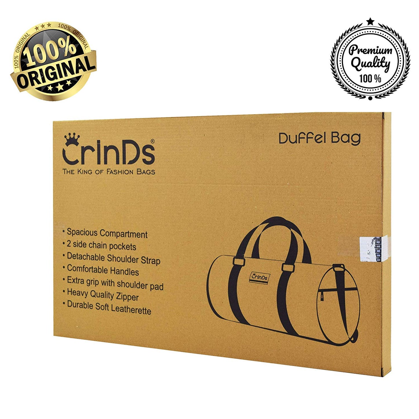 Crinds Duffel Bag - Tan Brown