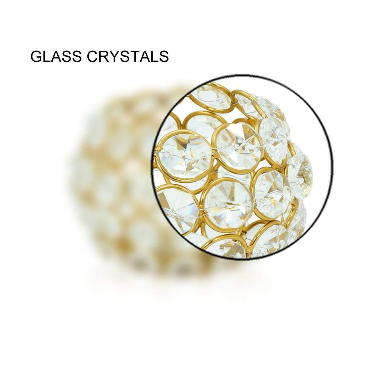 Crinds Crystal Ball Candle Lamp