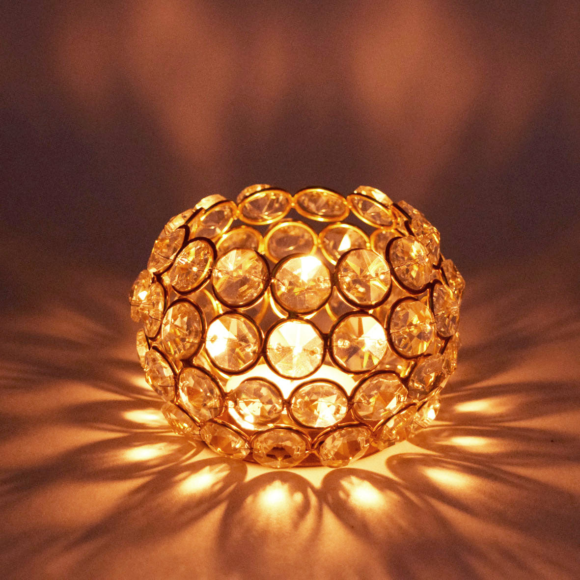 Crinds Crystal Ball Candle Lamp