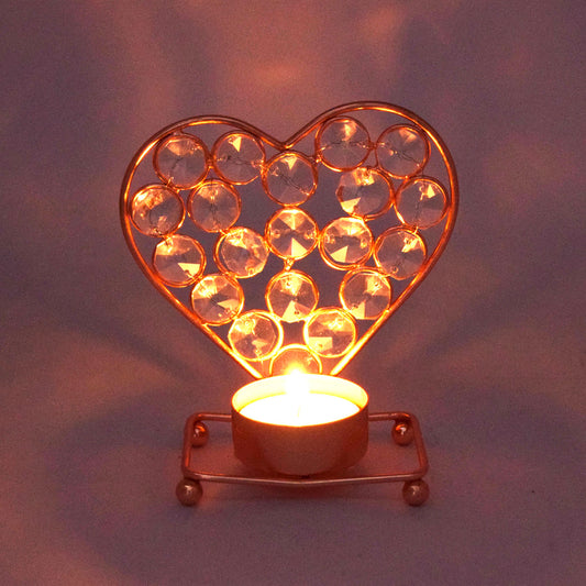 Crinds Heart Shape Candle Lamp