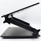 Crinds Pure Metal Laptop Stand for Table (Black)