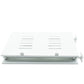 Crinds Pure Metal Laptop Stand for Table (White)