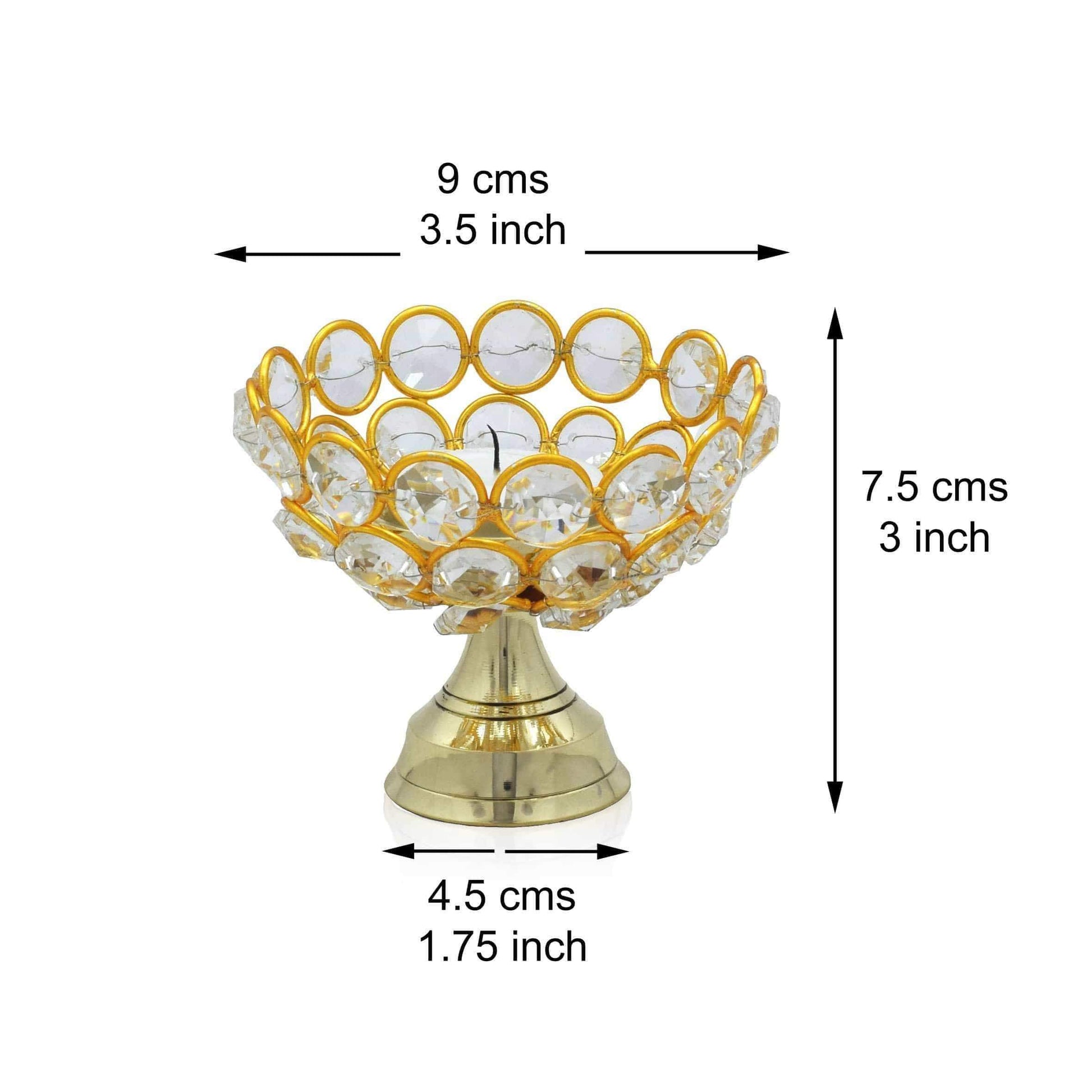 Crinds designer Crinds Classic Metal Candle Lamp Men Women Ladies Girls